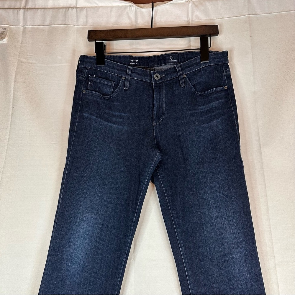 AG ADRIANO GOLDSCHMIED Women’s Size 30R Denim Jeans The Stilt Skinny Fit Stretch - Picture 4 of 14